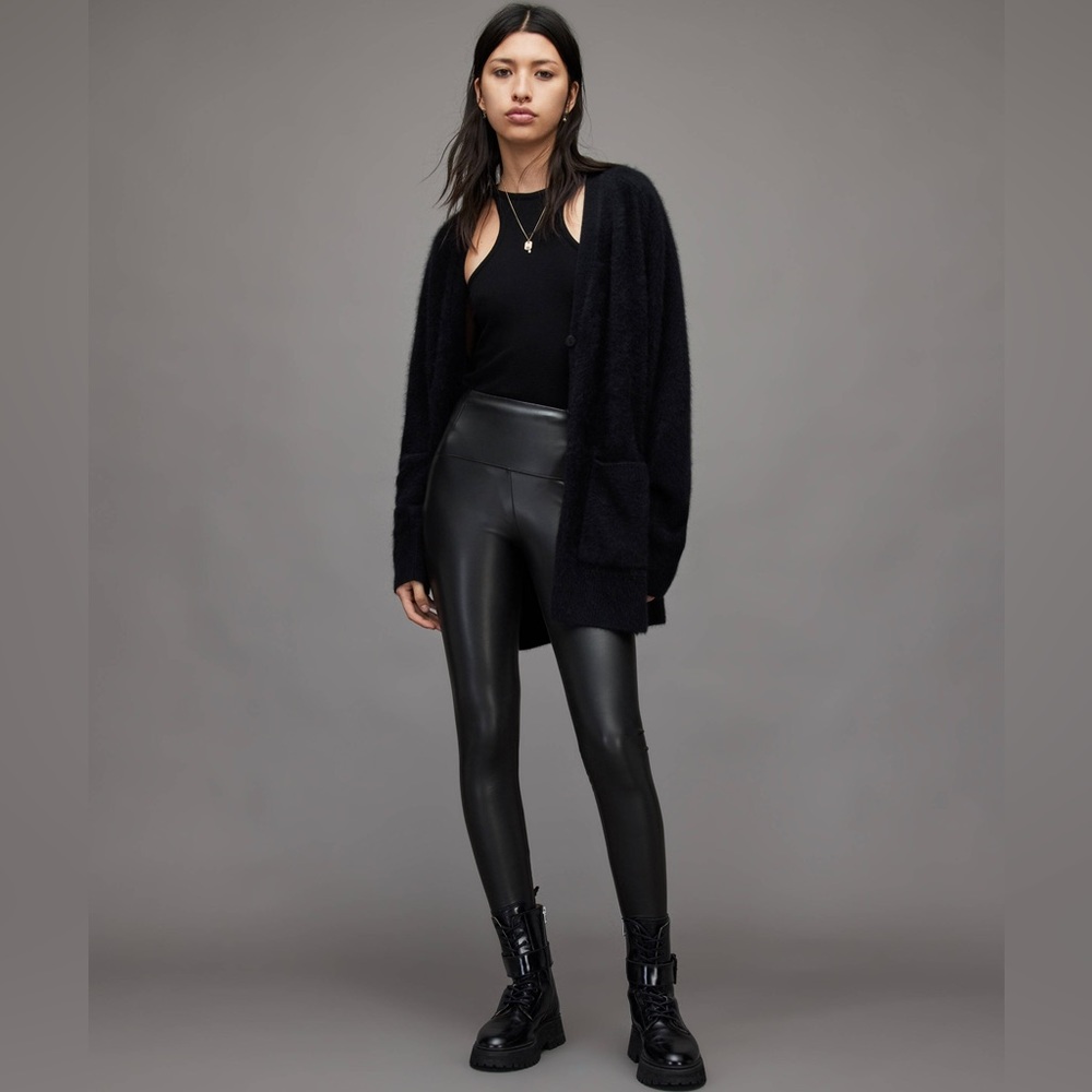 ALL SAINTS | Cora High Rise Faux Leggings 🌹